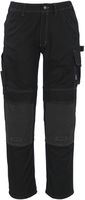 Lerida Bundhose schwarz Gr. 76C46 - 65% Poly./ 35% Baumwolle, Kontrastnähte