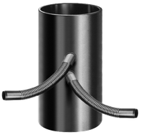 KS-Fundamentrohre für Beleuchtungsmasten - Ø 250/92 mm, Typ C  45° Serie "Standard"
