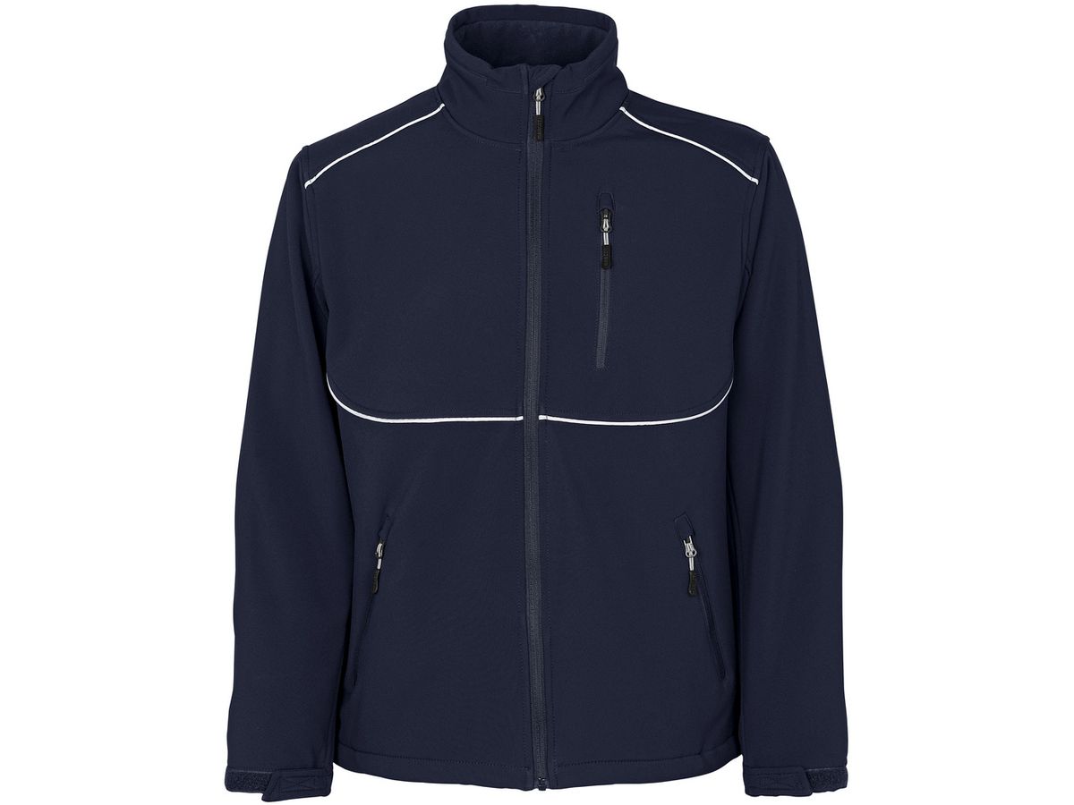 Tampa Soft Shell Jacke Grösse M - schwarzblaua 100% Polyester 270 g/m²