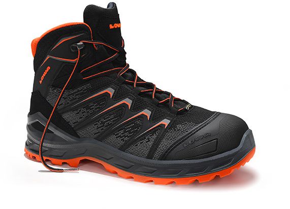 LARROX WORK GTX MID S3 - schwarz/orange