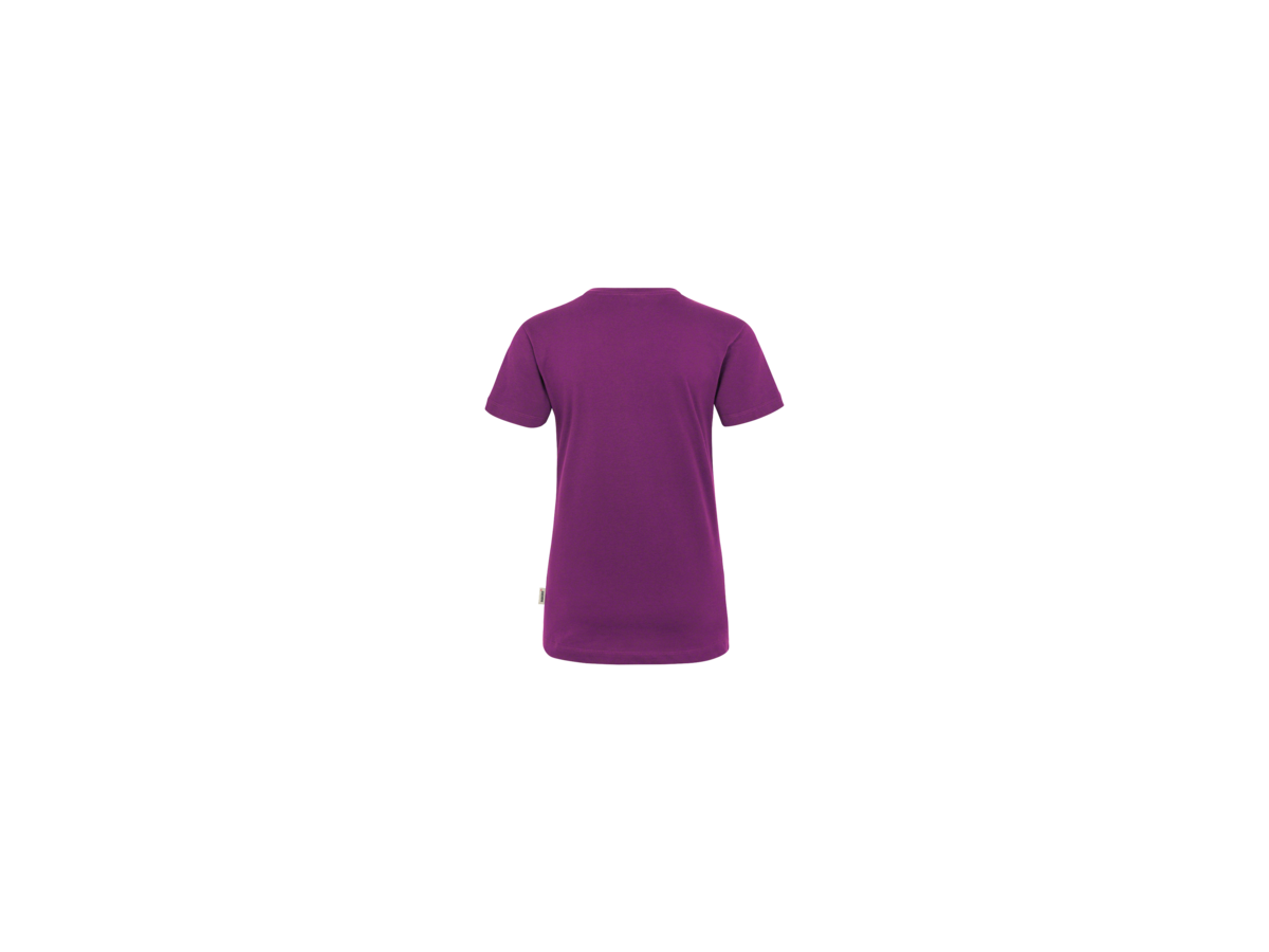 Damen-V-Shirt Classic Gr. M, aubergine - 100% Baumwolle, 160 g/m²
