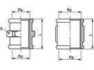 Messing-Muffe  Nr.  270      3/4"