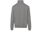 Zip-Sweatshirt Premium, Gr. 4XL - grau meliert