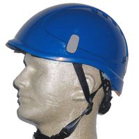 Schutzhelm Montana I ROTO KS / blau - mit Drehknopf, Schutzbrille, Kinnbänder