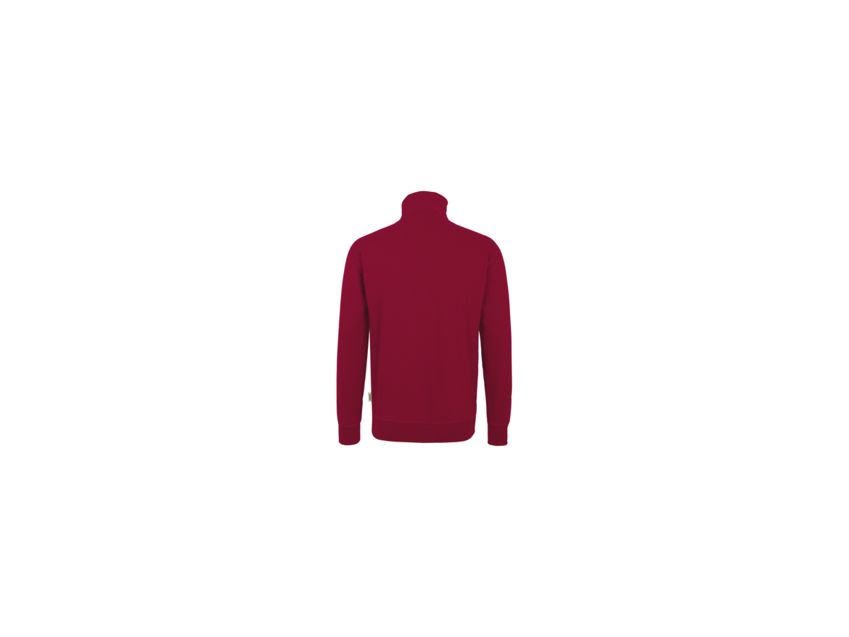 Zip-Sweatshirt Premium Gr. 2XL, weinrot - 70% Baumwolle, 30% Polyester, 300 g/m²