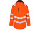 Safety Parka Shell Jacke Gr. 2XL - Orange/Anthrazit Grau