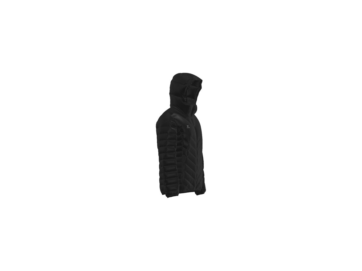 Erima CMPT Puffer Jacket - schwarz, 100 % Polyester, tailliert