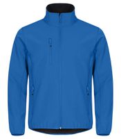CLIQUE Soft Shell Jacket Gr. 2XL - Royal Blau, 96% Rec-Pol./4% Ela, 280g/m²