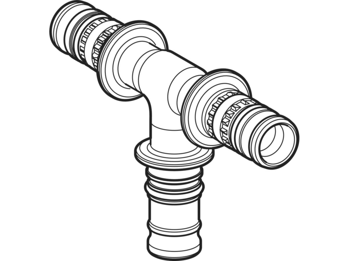 Geberit Mepla-T-Stück   16-MF20-16 - Meplafix