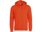 CLIQUE BASIC Hoody, orange Gr. M - 80% Polyest. 20% Baumw. 300 g/m2