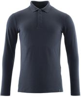 Polo-Shirt langarm, ProWash, Gr. 2XLONE - schwarzblau, 60% CO / 40% PES, 210 g/m2