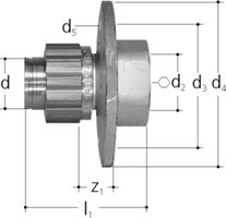 Sanipex Armaturanschluss, gerade