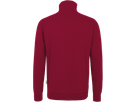 Zip-Sweatshirt Premium Gr. S, weinrot - 70% Baumwolle, 30% Polyester, 300 g/m²