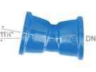 Hochdruckguss Bogen 11° 2 Steckmuffen - Fig. 2825A