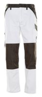Temora Hose mit Knietaschen Gr. 76C46 - weiss/dunkelanthrazit, 65% PES / 35% CO