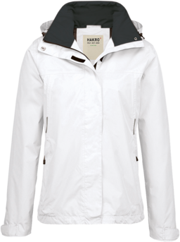 Damen-Regenjacke Colorado Gr. XS, weiss - 100% Polyester