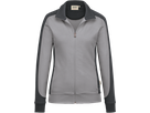 Damen-Sw.jacke Co. Perf. 4XL titan/anth. - 50% Baumwolle, 50% Polyester, 300 g/m²