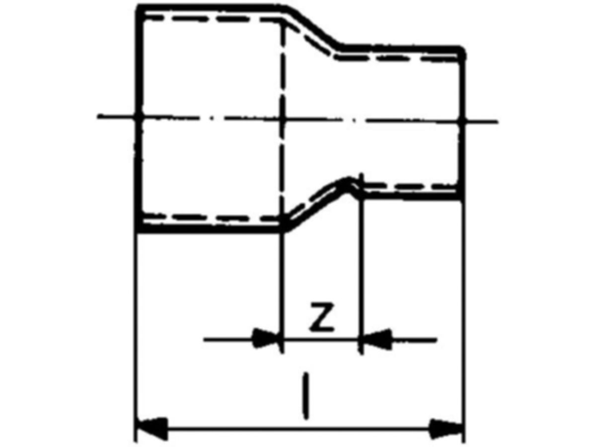 Muffe reduziert Nr. 7240 - Lötfittings