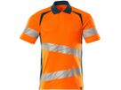 Polo-Shirt fluoreszierend, zweifarbig - 50% PES / 50% CO, 150 g/m²
