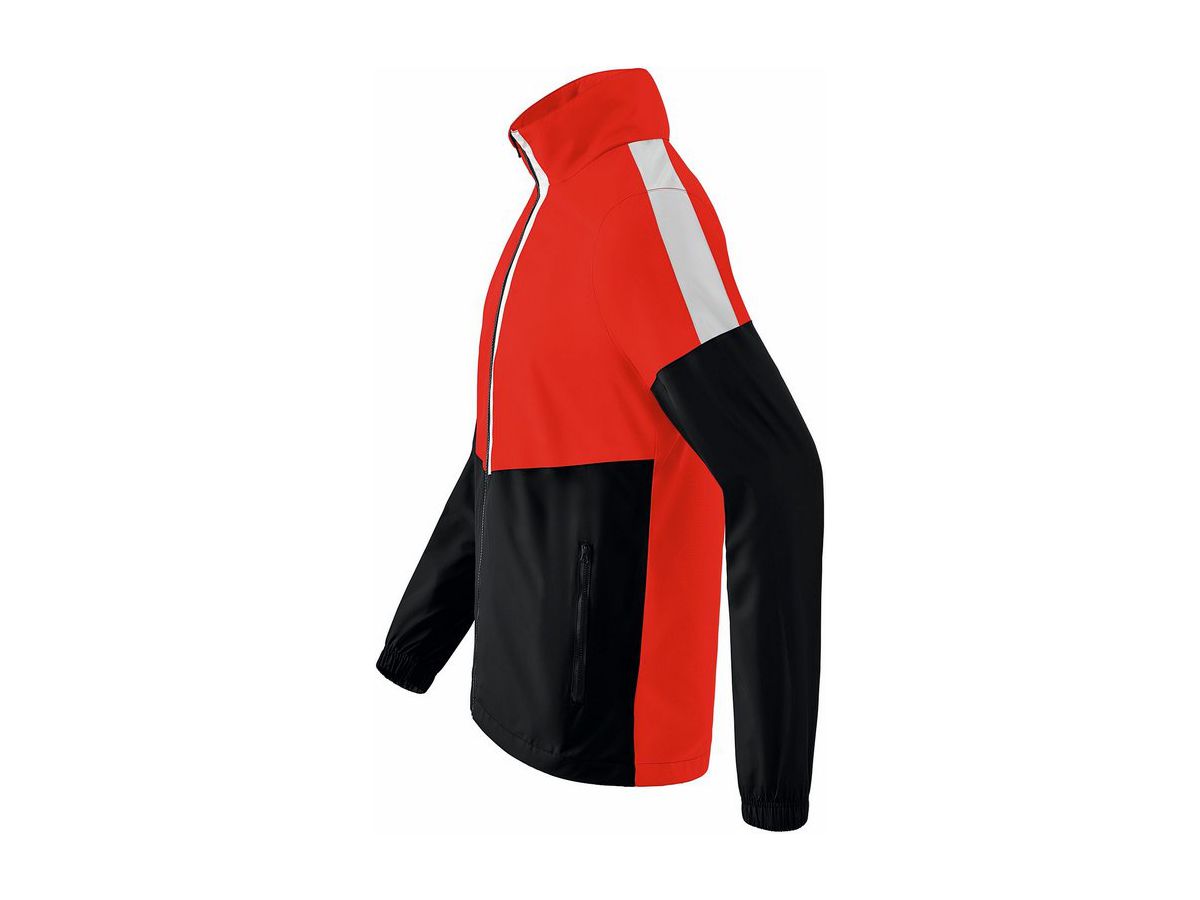 Squad Allwetterjacke, Gr. 2XL - rot/schwarz/weiss, 100% PES