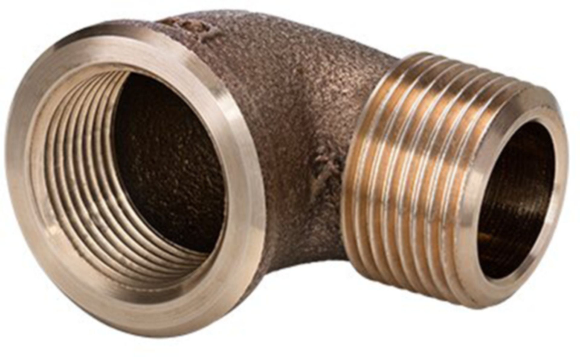 Winkel Rotguss 90° mit Aussengewinde