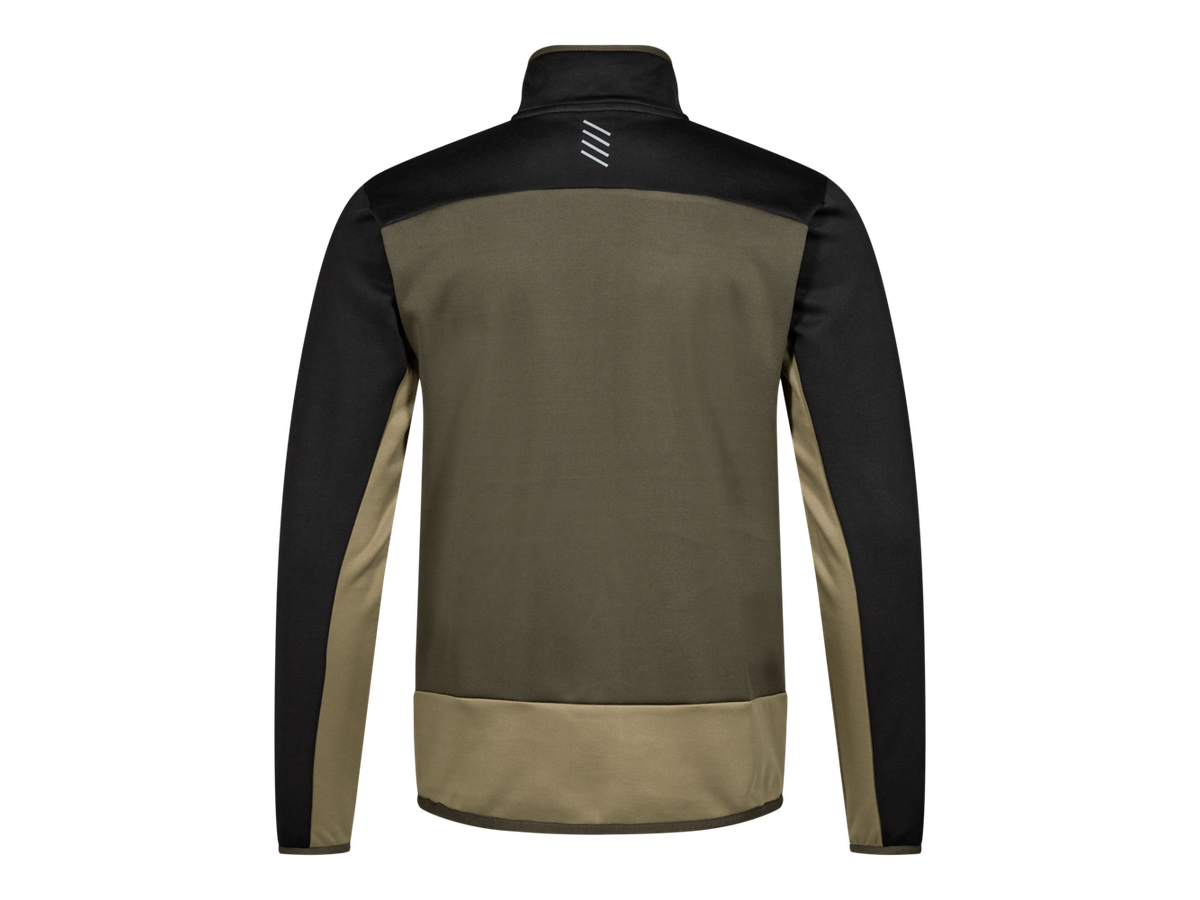 ENTIRE Midlayer-Cardigan Gr. 5XL - Forest Green/Schwarz