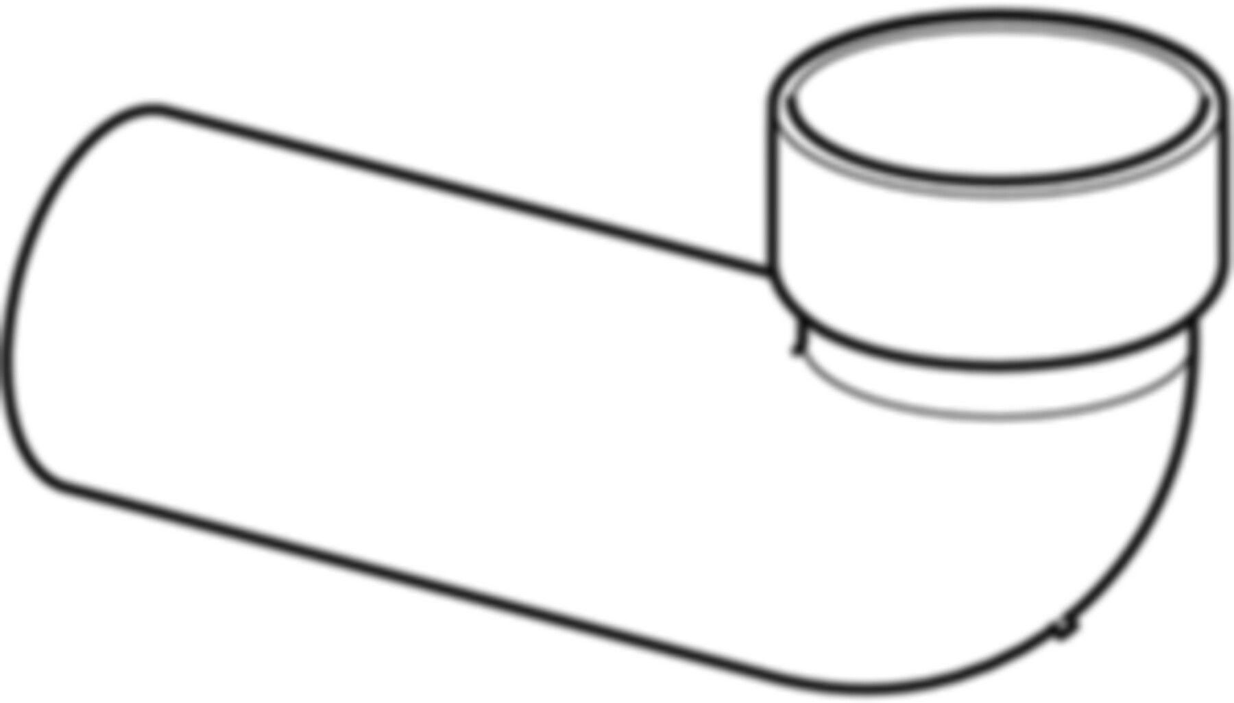 Geberit PE Bodenklosett-Bogen 88½°