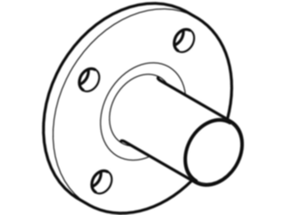 MPF-Flansch mit Steckende 54 mm - DN 50, PN 10/16