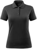 GRASSE Damen Polo-Shirt, Gr. L - schwarz, 95% CO/5% EL, 220 g/m2