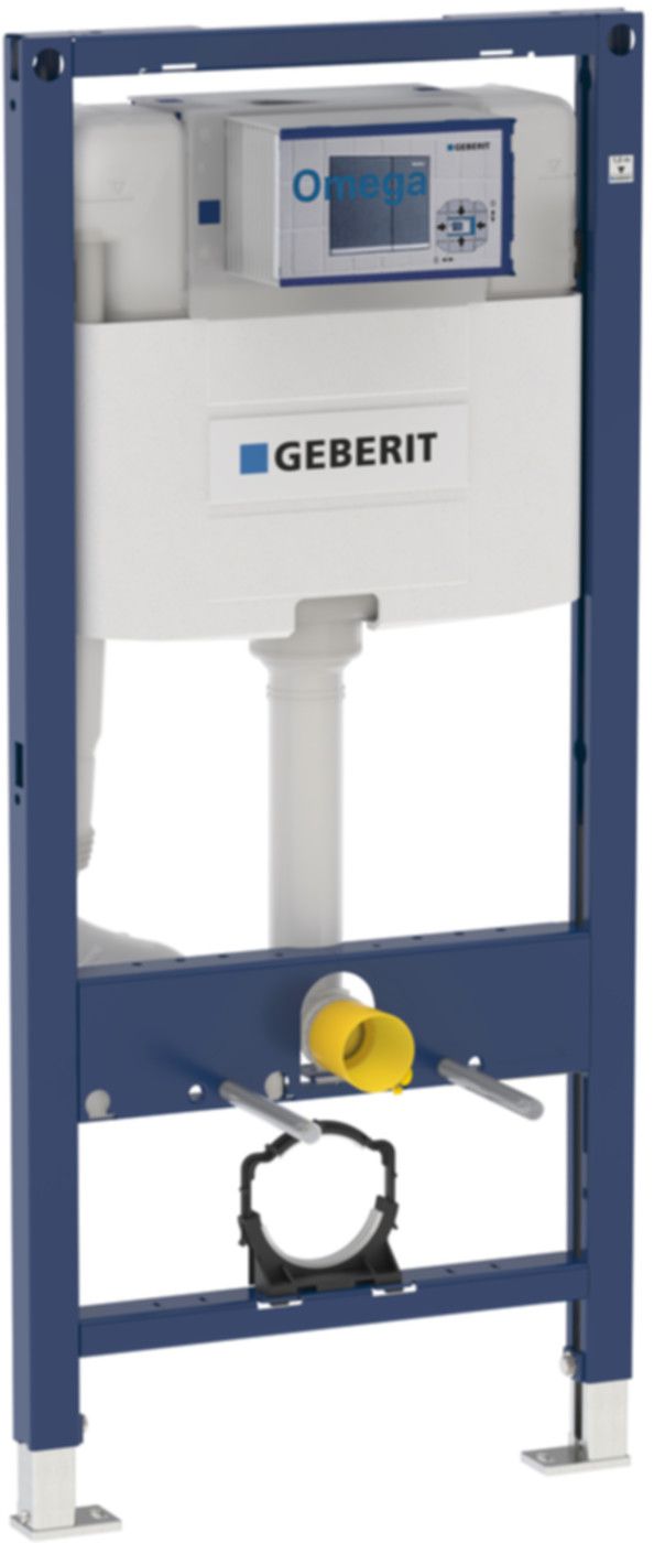 Geberit Duofix-Wand-WC-Element Omega - Typ 112, Betätigung von vorne