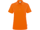 Damen-Poloshirt Perf. Gr. L, orange - 50% Baumwolle, 50% Polyester, 200 g/m²