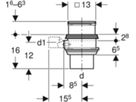 Geberit Bodenablauf VARINO - vertikal