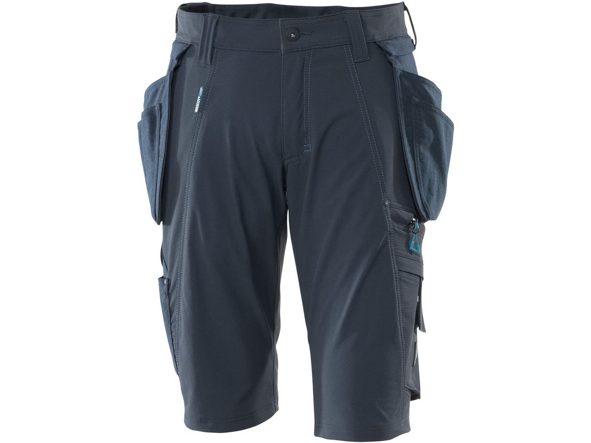 MASCOT Advanced Shorts, Grösse C52 - schwarzblau, abnehmbare Hängetaschen