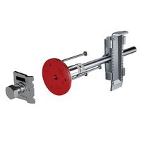 Anschliessgarnitur Inox A4 komplett - mit Keilverbinder aus Stahl