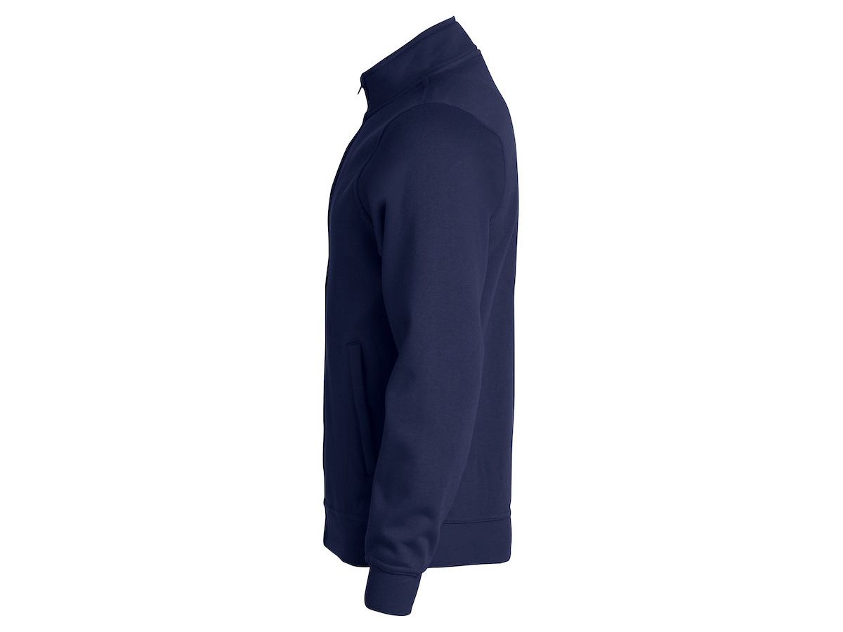 CLIQUE Basic Cardigan Sweatjacke Gr. 4XL - dunkelmarine, 65% PES / 35% CO, 280 g/m²