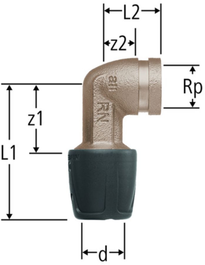 Optiflex prOfix Winkel - mit Innengewinde