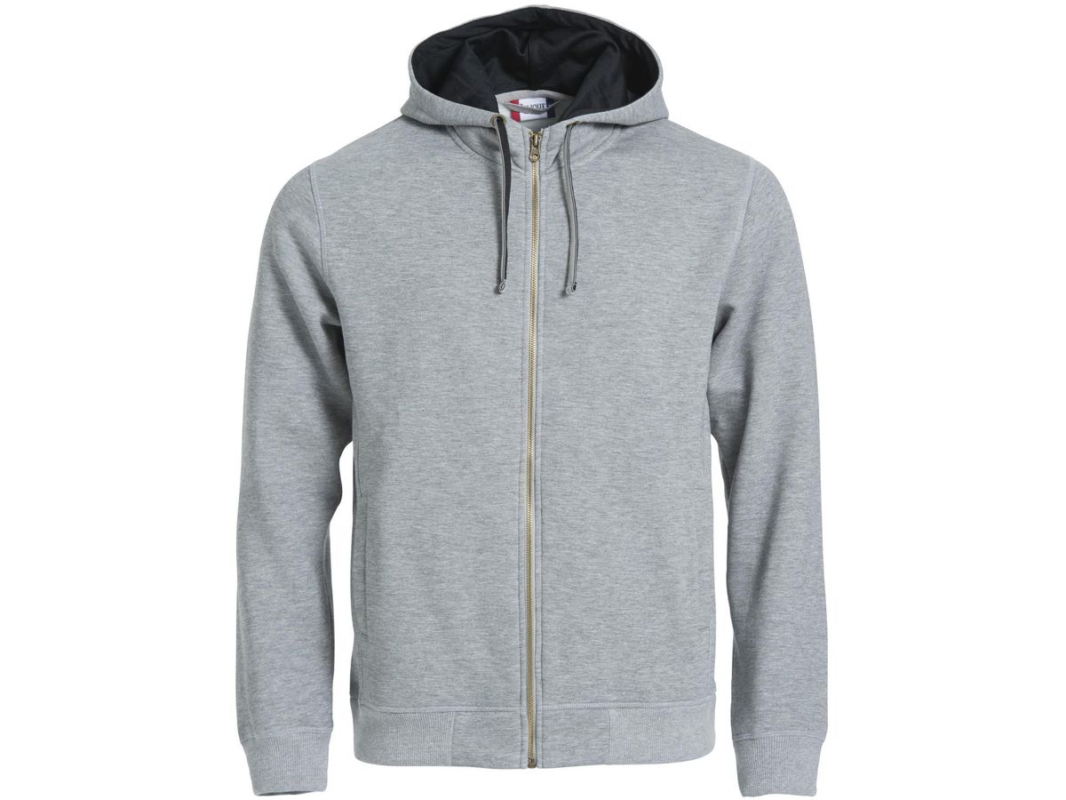 CLIQUE Classic Hoody full zip - 60% Baumwolle, 40% Polyester