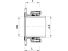 Steckmuffen-Flansch System 2000, PN 16 - 7200