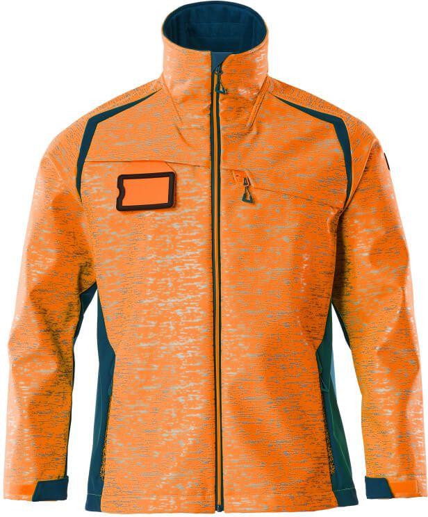 Soft Shell Jacke mit Reflexeffekte - 100% PES, 320 g/m²