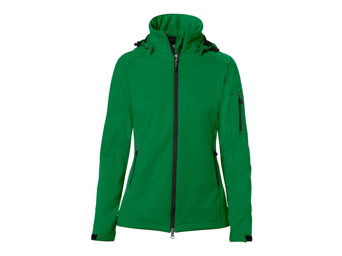 Damen Softshelljacke Alberta, Gr. L - kellygrün