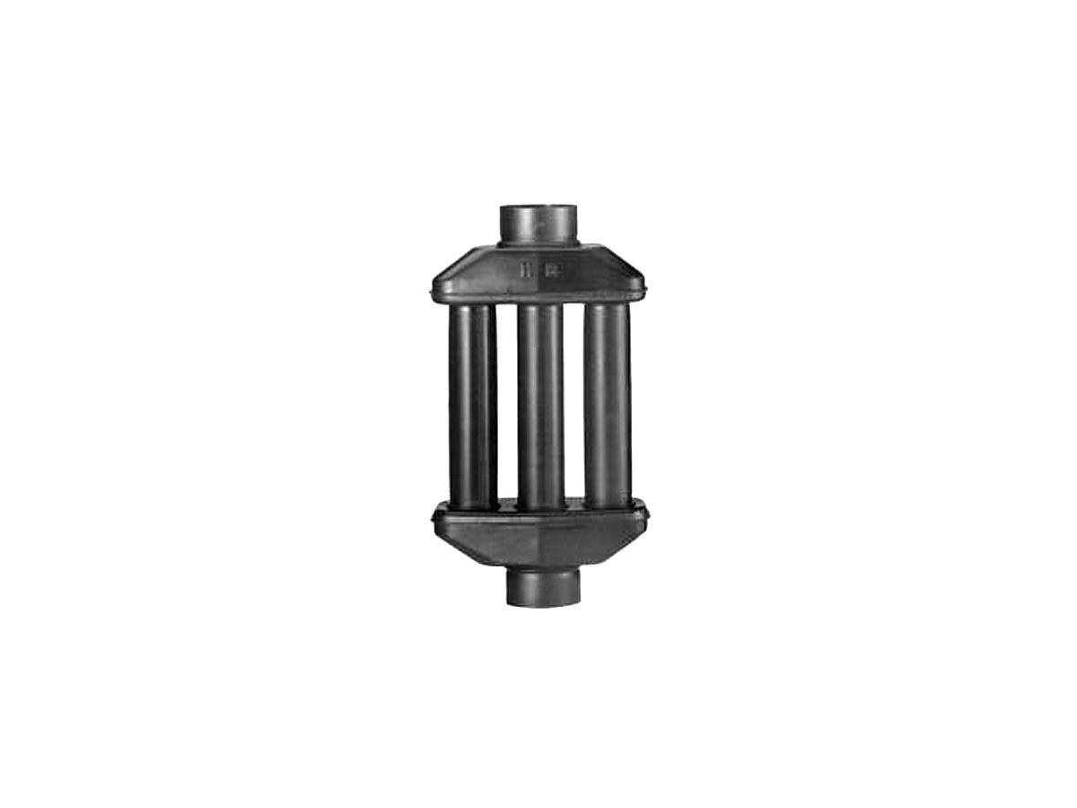 Ofenaufsatz schw. 3-Rohr  120/650