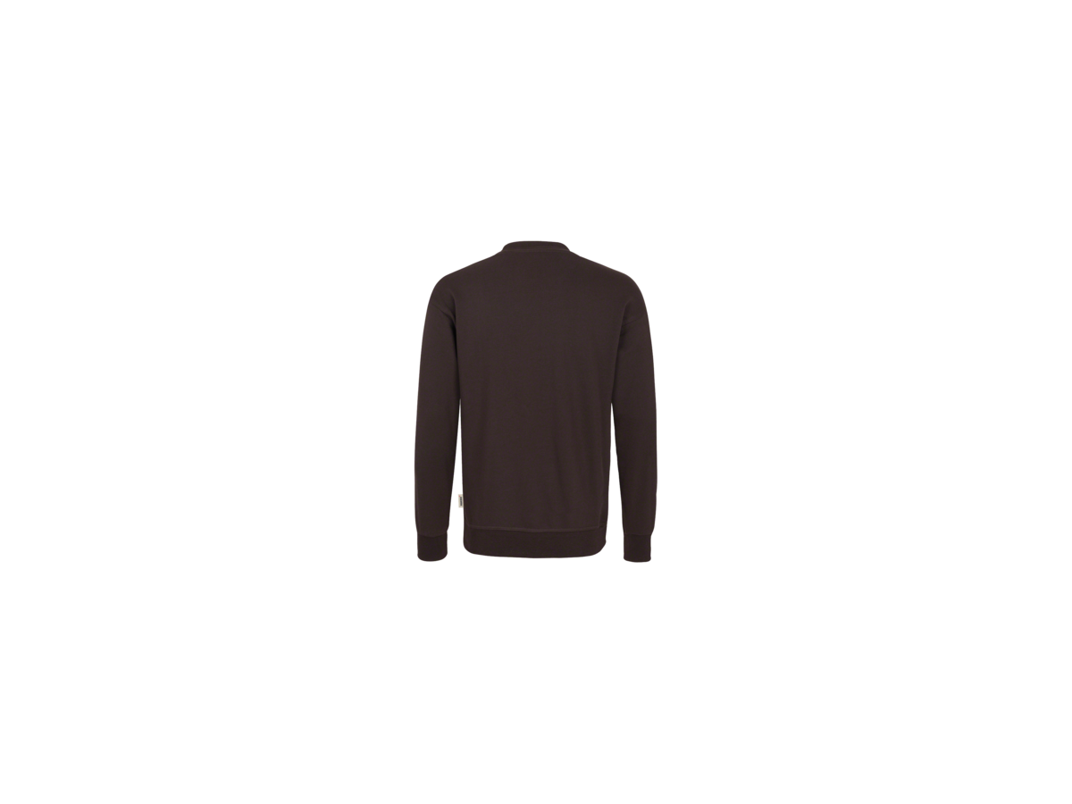 Sweatshirt Performance Gr. S, schokolade - 50% Baumwolle, 50% Polyester, 300 g/m²