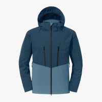 Wetterschutzjacke Zipln Herren Gr. 2XL - 88%Nylon 12%Elasthan, blau