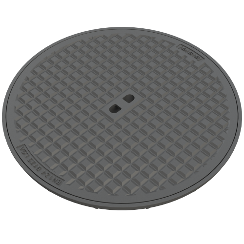 BGS Schachtabdeckung Fig. 125 - Kl. B125, Handgriff + Geruchsverschluss