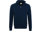 Sweatjacke College Gr. S, tinte - 70% Baumwolle, 30% Polyester