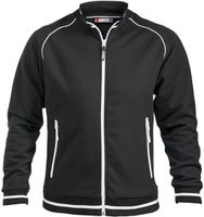 CLIQUE CRAIG Unisex-Sweatjacke Gr. 2XL - schwarz 80% Polyest. 20% Baumw. 300 g/m²