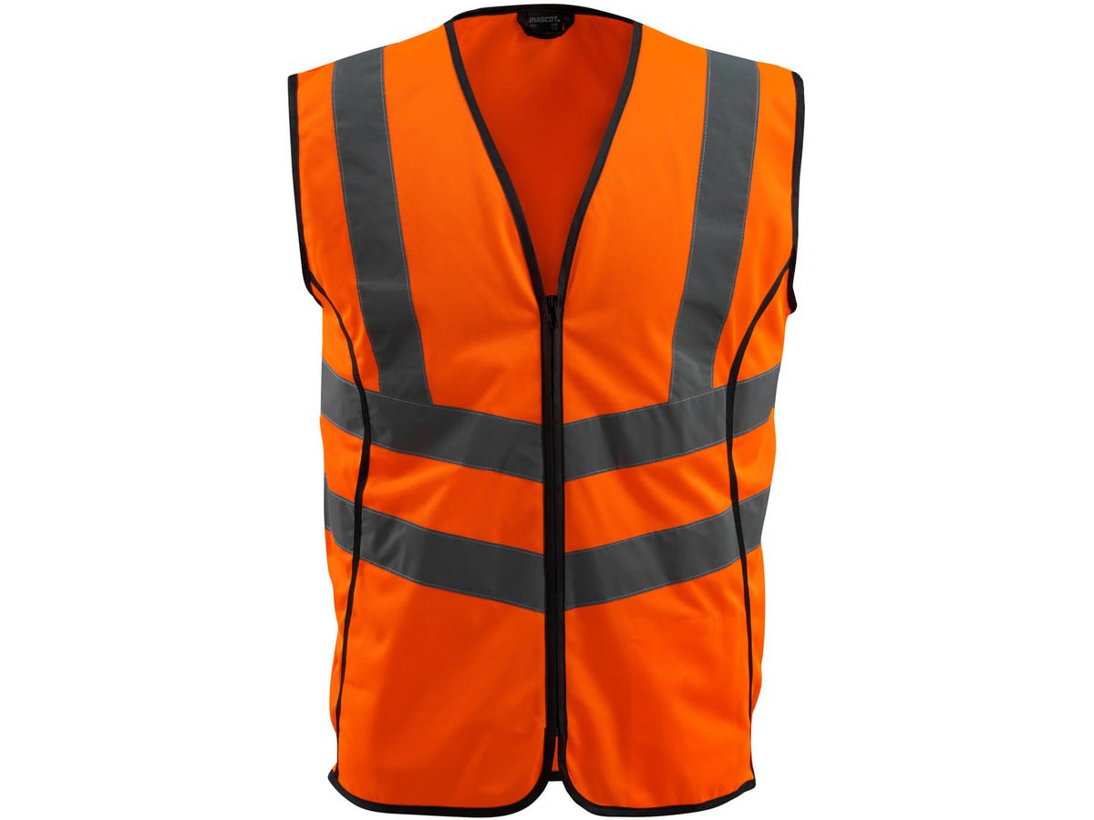 Wingate Warnweste hi-vis orange, Gr. L - mit Reissverschluss, 100% PES, 120 g/m2