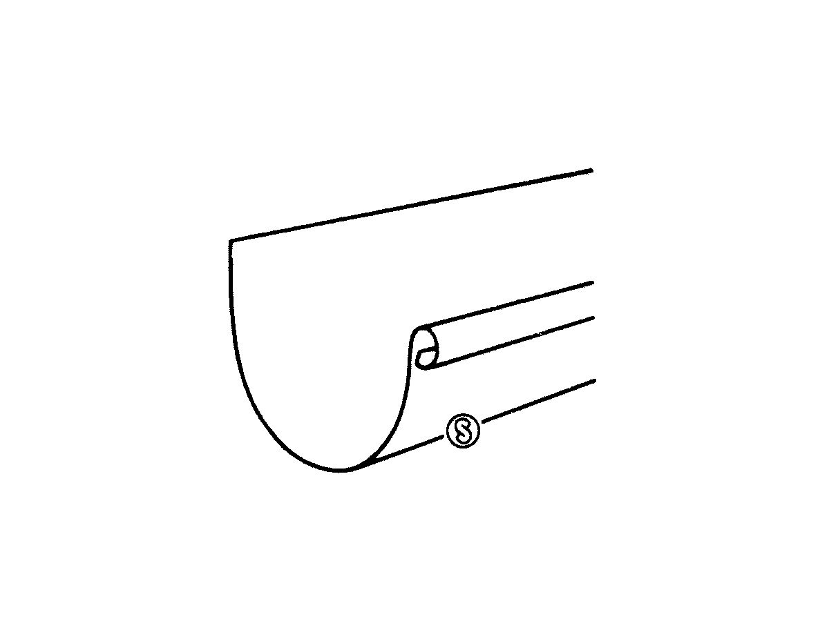 Dachrinnen CrNi 250 mm à 5 m - "Strubline"