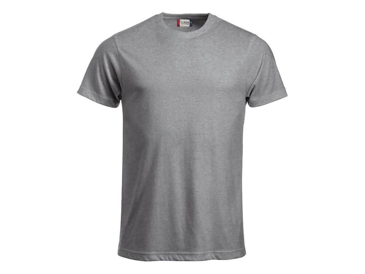 CLIQUE New Classic T-Shirt Gr. 5XL - graumeliert, 100% CO, 160 g/m²