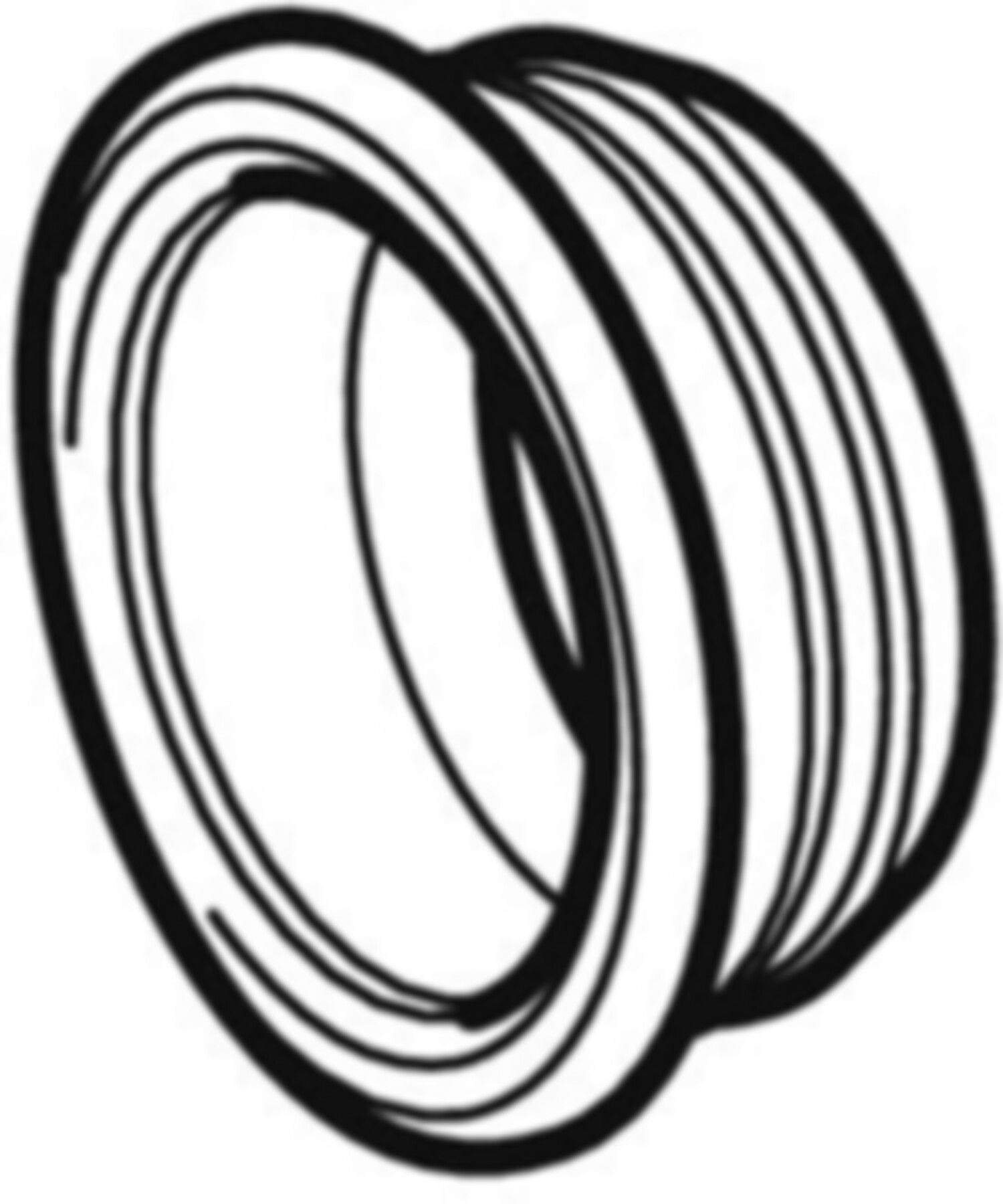 Geberit PE Steckdichtung - für Waschtisch-, Urinal- und Bidet-Sifon